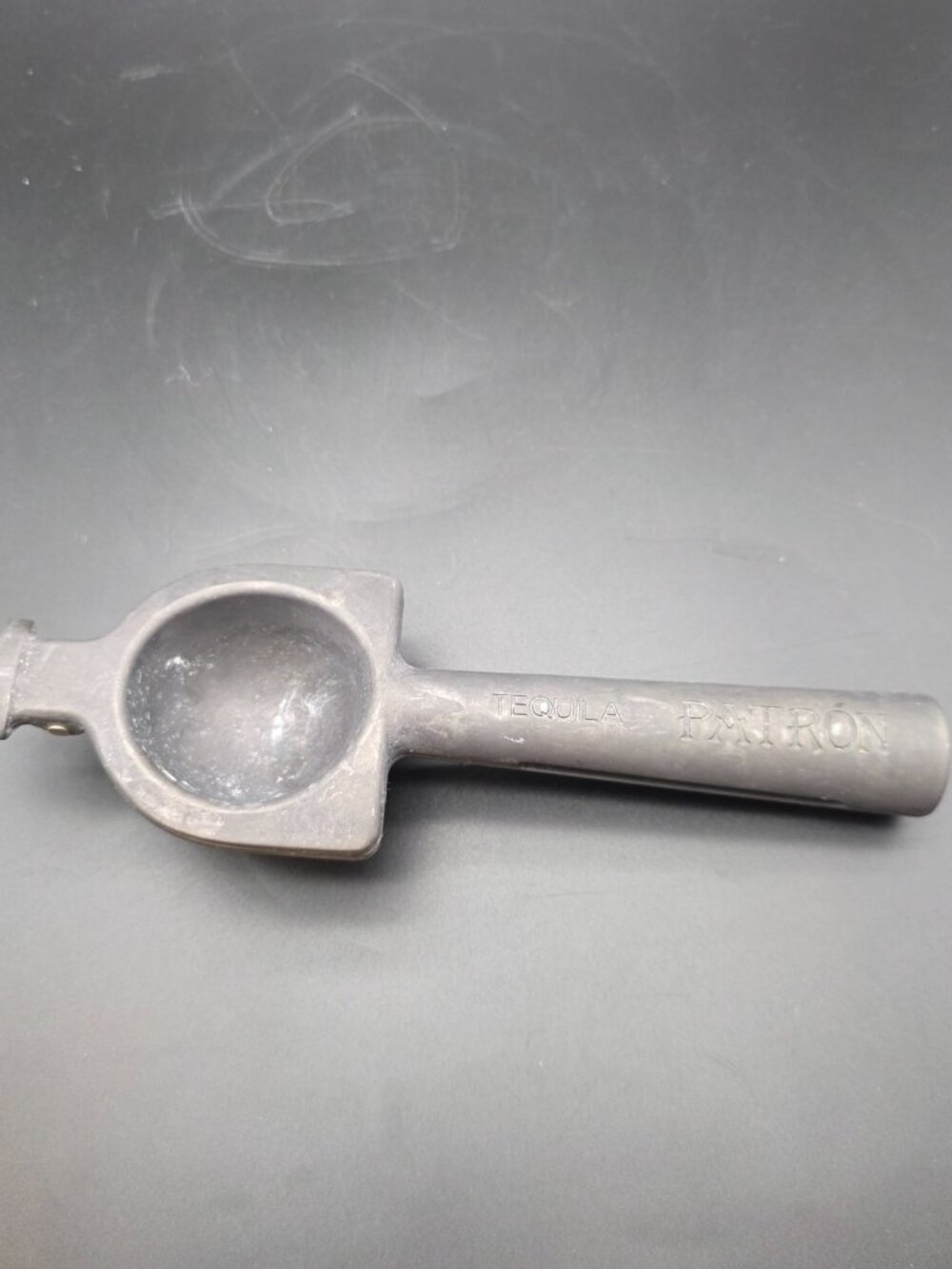 Vintage Patron Tequila Aluminum Lemon/Lime Citrus Squeezer